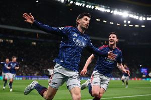 2球1助攻，哈弗茨在近2次面对曼城的比赛中直接参与3球