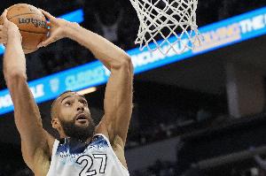 今天确实值两亿！戈贝尔出战38分钟9中8砍17+10 罚球5中1美中不足