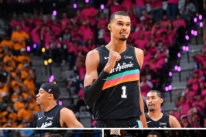 你不是中锋吗？季后赛首秀30分+五记三分：文班+欧文+普尔