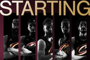 G2骑士迎战猛龙先发：哈登、米切尔、迪恩·韦德、莫布里、阿伦