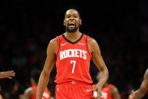 杜兰特缺席火湖大战G1！火箭首发：谢泼德&阿门&奥科吉&小贾&申京