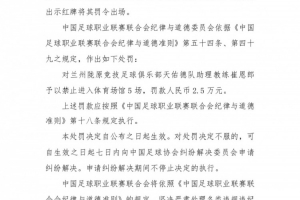 禁5场罚2.5万！中乙助教击打泰山B队梅帅军头部 博主曝光打人视频