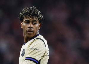 亚马尔本赛季西甲打进16球，距离U18球员单赛季进球纪录差3球