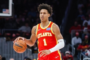 得分全队最高！杰伦·约翰逊19中8&罚球10中6得24分10板8助2断1帽