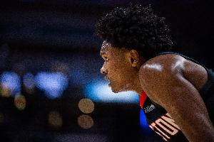 只会冲击！阿门首节2中0仅靠罚球拿到3分 正负值-5