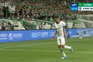 国安主帅不解！拉莫斯冒顶送礼谢蒂内破门，VAR认定进球有效