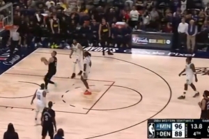 你也干过？24年掘金抢七不敌森林狼 G7大局已定约基奇读秒上篮