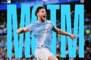 超级远射！尼科·冈萨雷斯当选足总杯半决赛曼城队内最佳球员