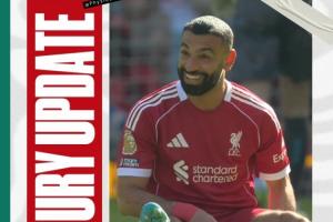 能否为利物浦最后一舞？分析师：萨拉赫若遭2级拉伤，将缺席4-6周