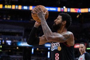 季后赛至今三分命中率top10：乔治58.8%领跑 八村52.6%第三