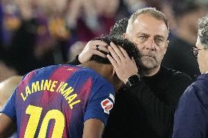 阿斯：拉菲尼亚、贝尔纳尔和滕森均参加合练，巴萨伤员仅剩亚马尔