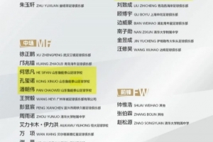 泰山青训5人入选U17国足集训名单，泰山足校发文祝贺