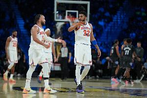 NBA历史球队季后赛上半场得分榜：雷霆87分第1 今日尼克斯排第4