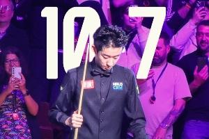 最快今晚决胜！吴宜泽20点与墨菲决战克鲁斯堡 10-7领先需再胜8局