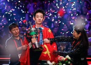 吴宜泽：希望年轻球员勇敢追梦，也希望中国斯诺克越来越好
